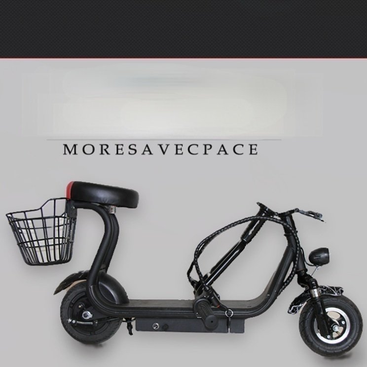 Electric Bicycle Parent-child Electric Bike Folding Small Battery Car Female Mini Mother And Son Three-person Scooter