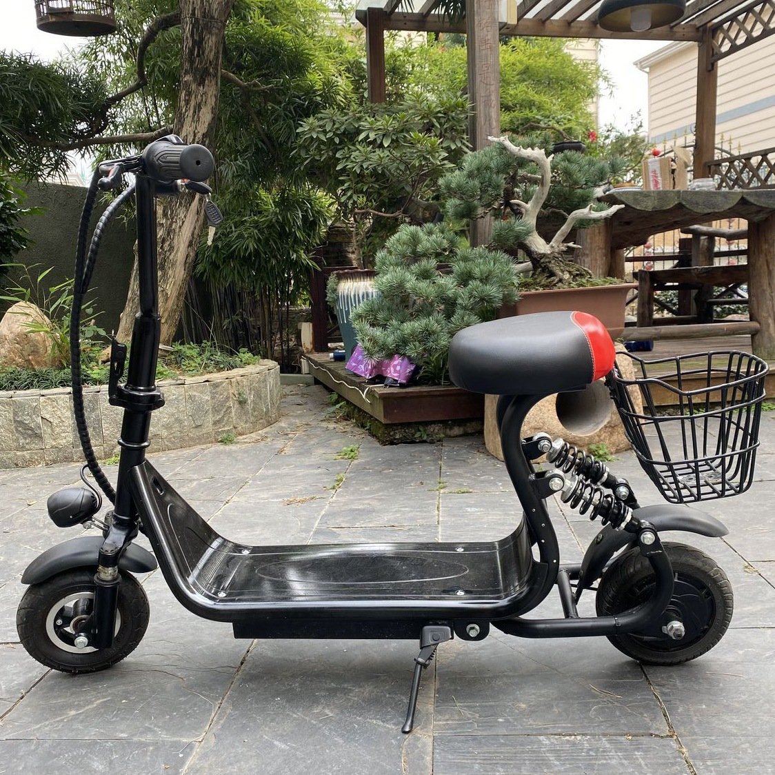 Electric Bicycle Parent-child Electric Bike Folding Small Battery Car Female Mini Mother And Son Three-person Scooter