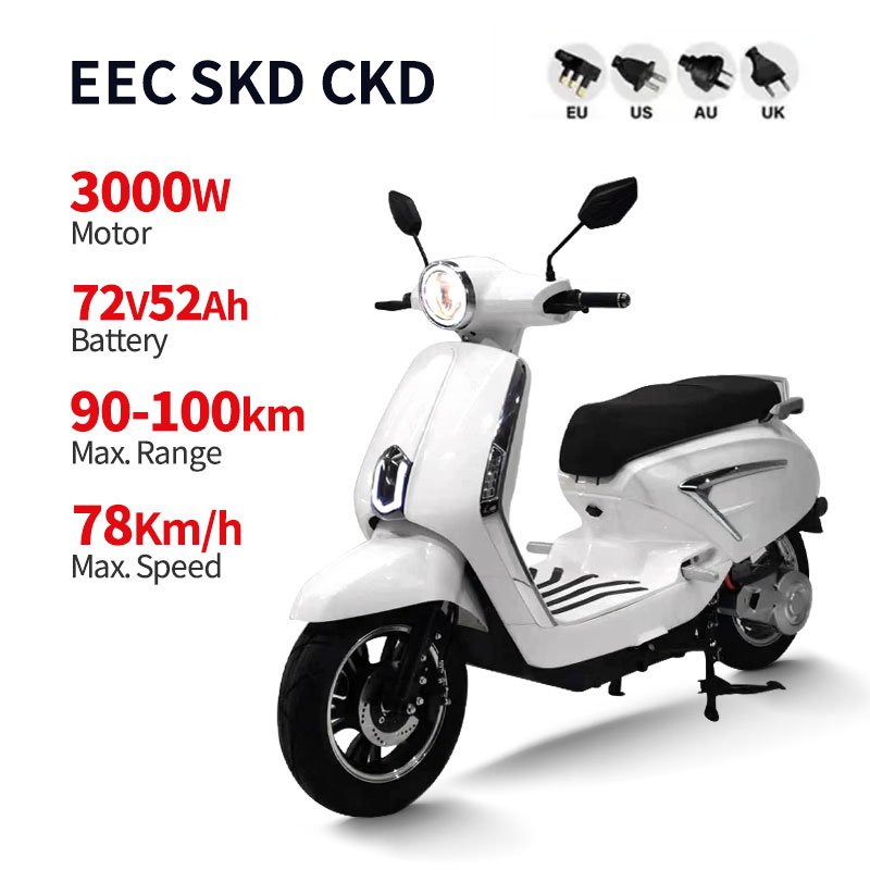 EEC COC Off-Road Motorcycles Electric racing electric motorbike 3000w electric scooter with lithium battery