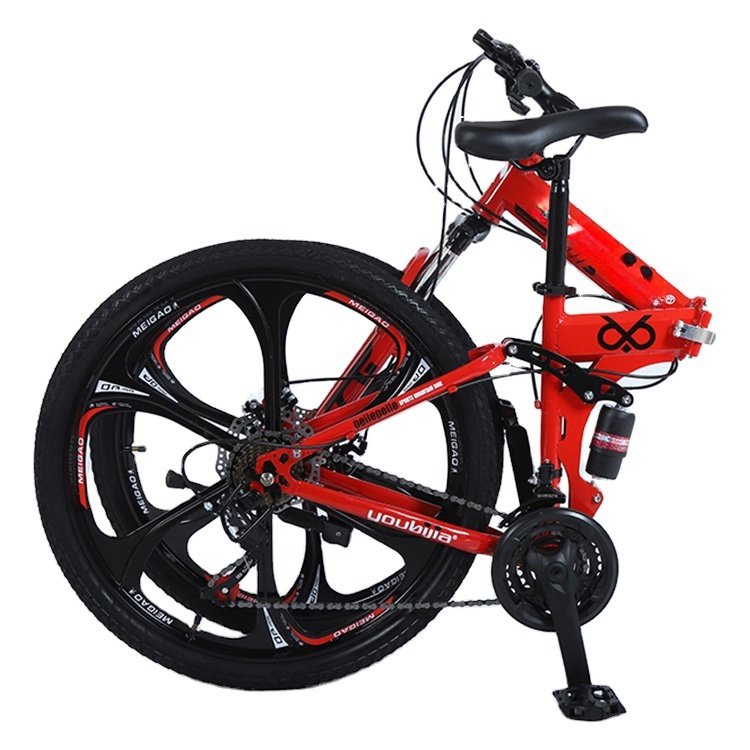 2024 new SENYI Wholesale 21 speed Foldable mountain bike bicycles folding mountain bike 26/24 mtb for adults men