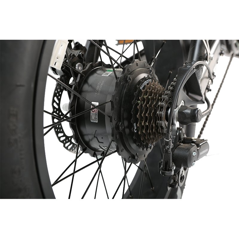 New Arrival 20 inch 48v 500w dual battery fat tire 12 inch ebike city hybrid electric bike beach cruiser electric fat tire bike