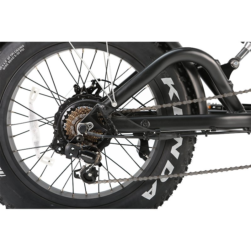 New Arrival 20 inch 48v 500w dual battery fat tire 12 inch ebike city hybrid electric bike beach cruiser electric fat tire bike