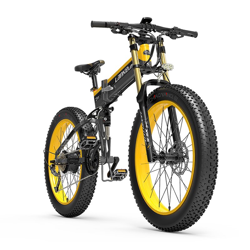 Lankeleisi XT750 plus 1000W Off Road E Mountain Bike Full Suspension 27-Speed Ebike MTB Electric Dirt Bike