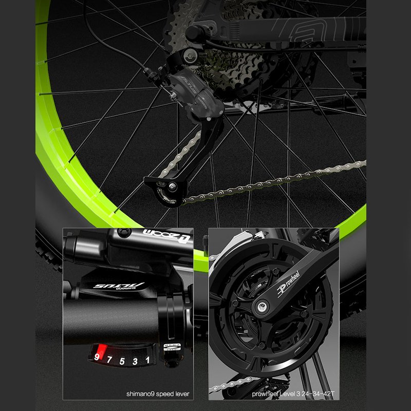 Lankeleisi XT750 plus 1000W Off Road E Mountain Bike Full Suspension 27-Speed Ebike MTB Electric Dirt Bike