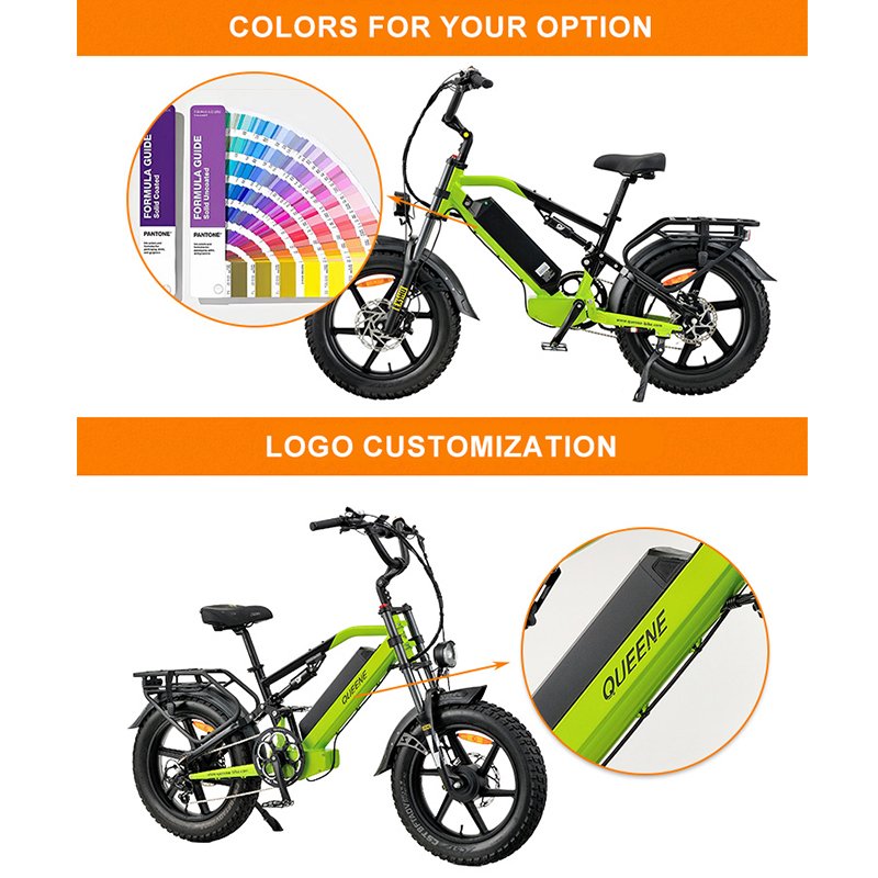 Wholesale Disc Brake Two Seats Aluminum Alloy Frame Mountain City Hybrid Road Bicycle Ebike Fat Tire 1000w Electric Bike