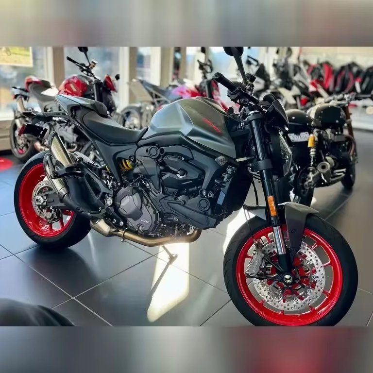 New 2023 Ducati Sportbike Motorcycle Monster Aviator Grey For Sale