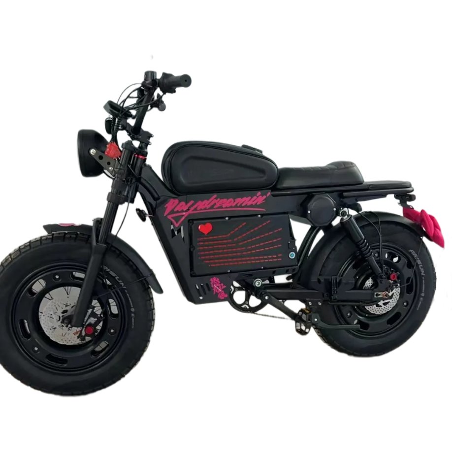 Powerful Electric Fatbike Surron E-Bike Carbon Steel Frame Integrated 13ah Battery Disc Brake System