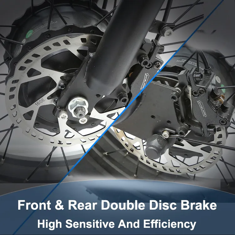 Hot Selling Dual Motor Fat Tire Electric Bike Full Suspension 1000W 48V Snow Tires Electric Mountain Bike Electric City Bike