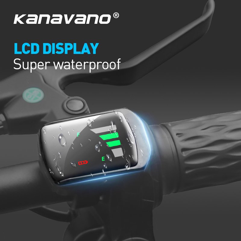 Kanavano 14 inch vacuum tire portable folding ebike 400W Full plate motor electric bicycle 48v electric city bike