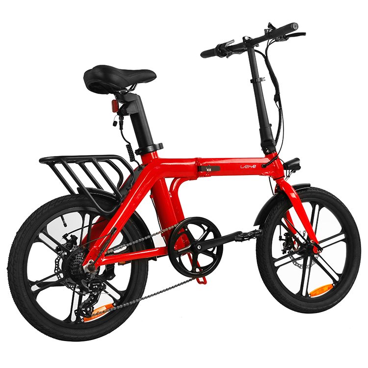 Lehe new 20''inch folding ebike foldable cheap city electric bicycle with CE certificate