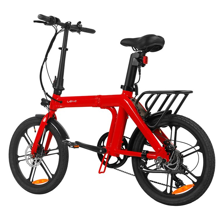 Lehe new 20''inch folding ebike foldable cheap city electric bicycle with CE certificate