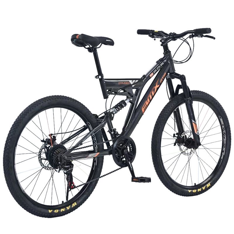 Tianjin factory 24 26 inch 21 speed Bisicleta downhill bicycle steel frame man cycle mountain bike for adult