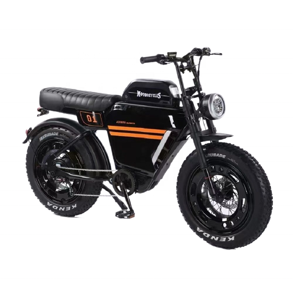 Retro Fatbike 1000W Other Electric Fat Tire E Mountain Hybrid Bike Motorcycles MTB Electric Bicycle 25Ah 35Ah For Adults