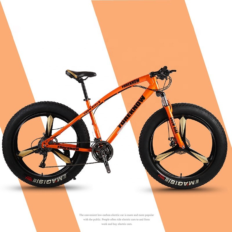 20/24/26 Inch 24 Speed Three Knife Wheel High Quality Adult Chain Mtb Men Snow Fat Tire Bicycle Mountain Bike For Women