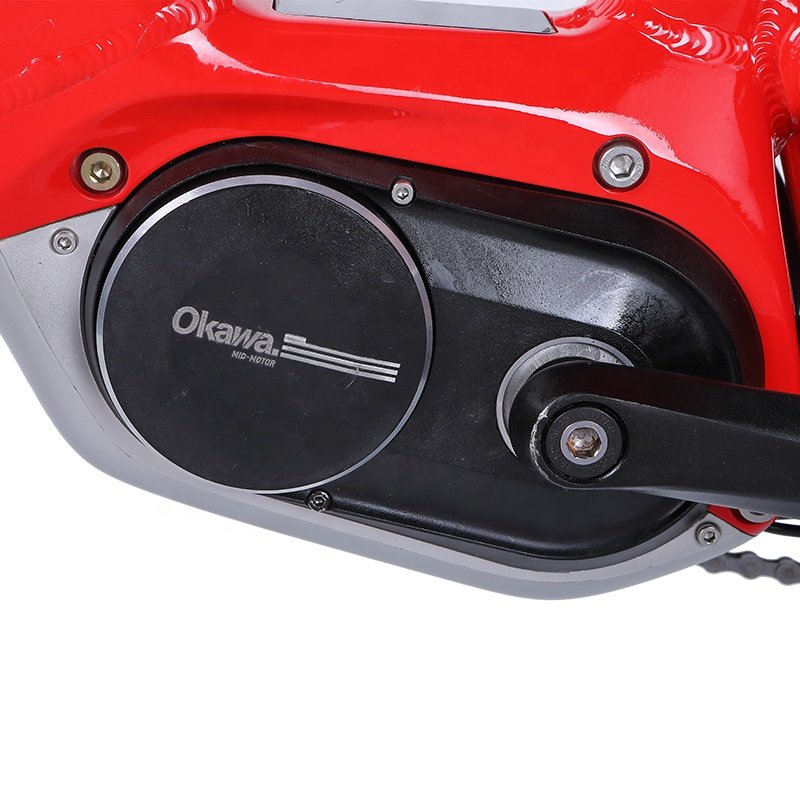 26inch Electric City Bike with Central Motor 7 Speed Gear Aluminium Suspension Front Fork LCD Display Electric Bicycle
