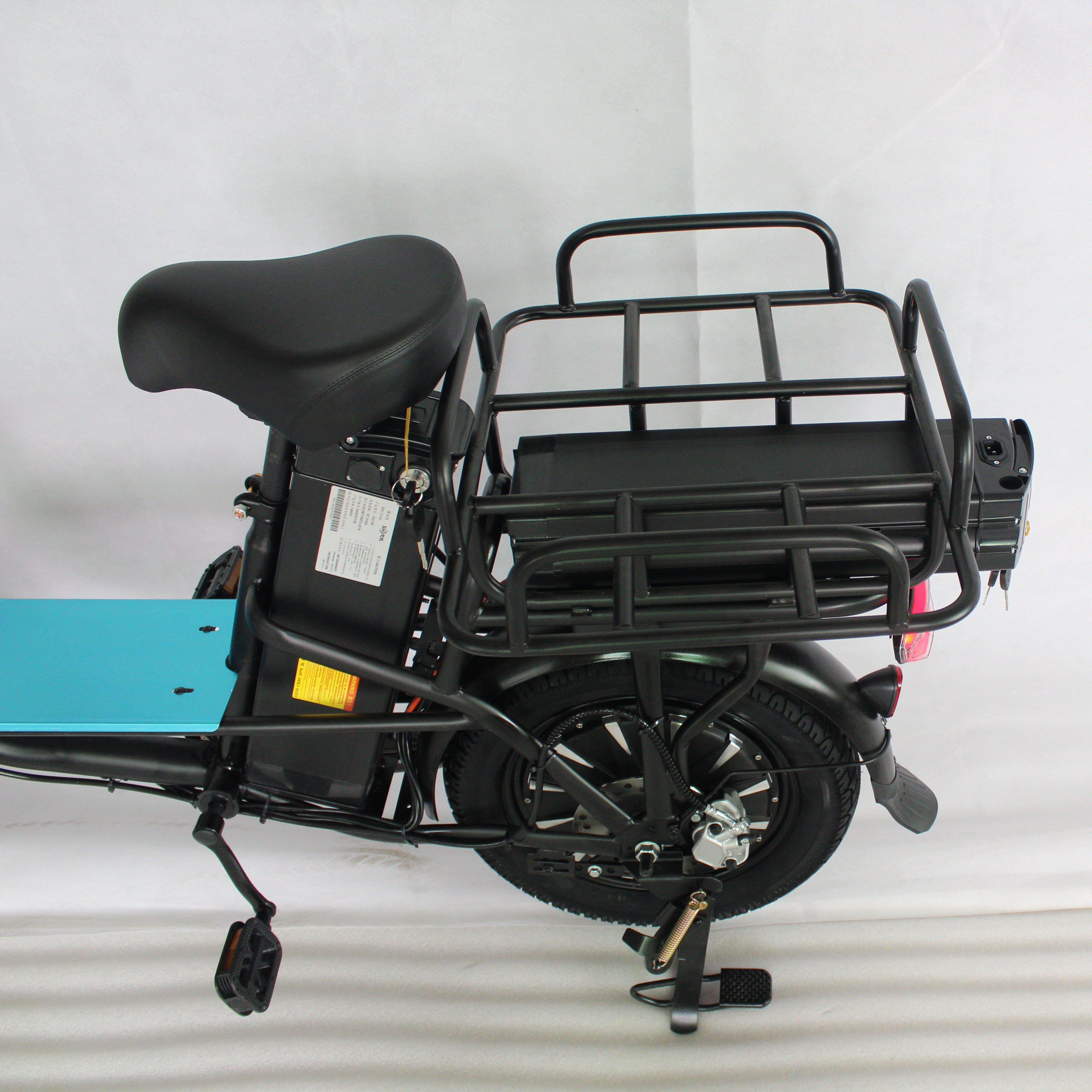 Extra Long Dual Battery 60V500W High-Speed 1500W Motor Cargo Electric Bike Hydraulic Damping Takeaway Delivery Bike