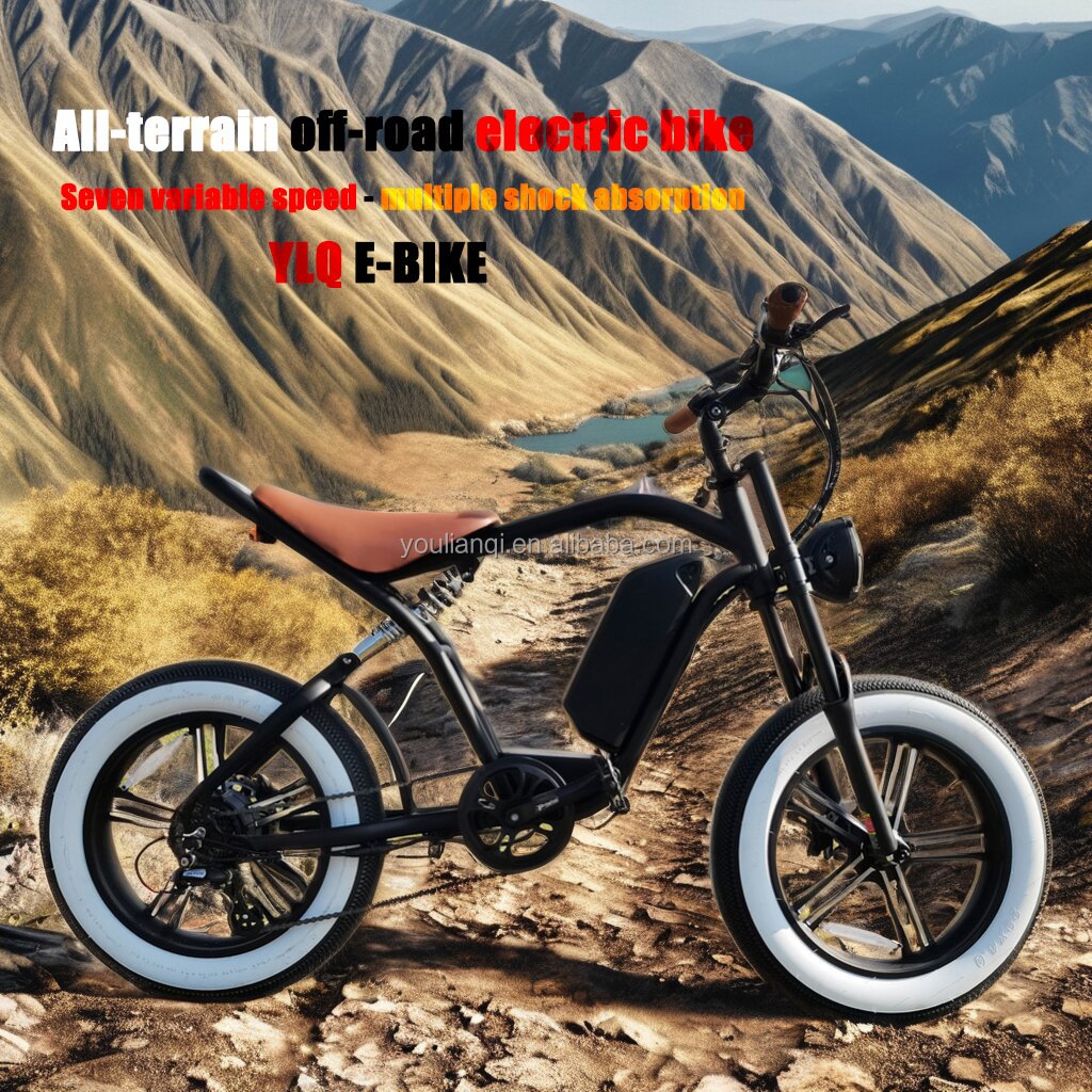 20*4.0 Fat Tire Bafang Motor Electric Mountain Bike Wall Frame Power with 48v Lithium Battery Fun Charging Hub High Torque Time