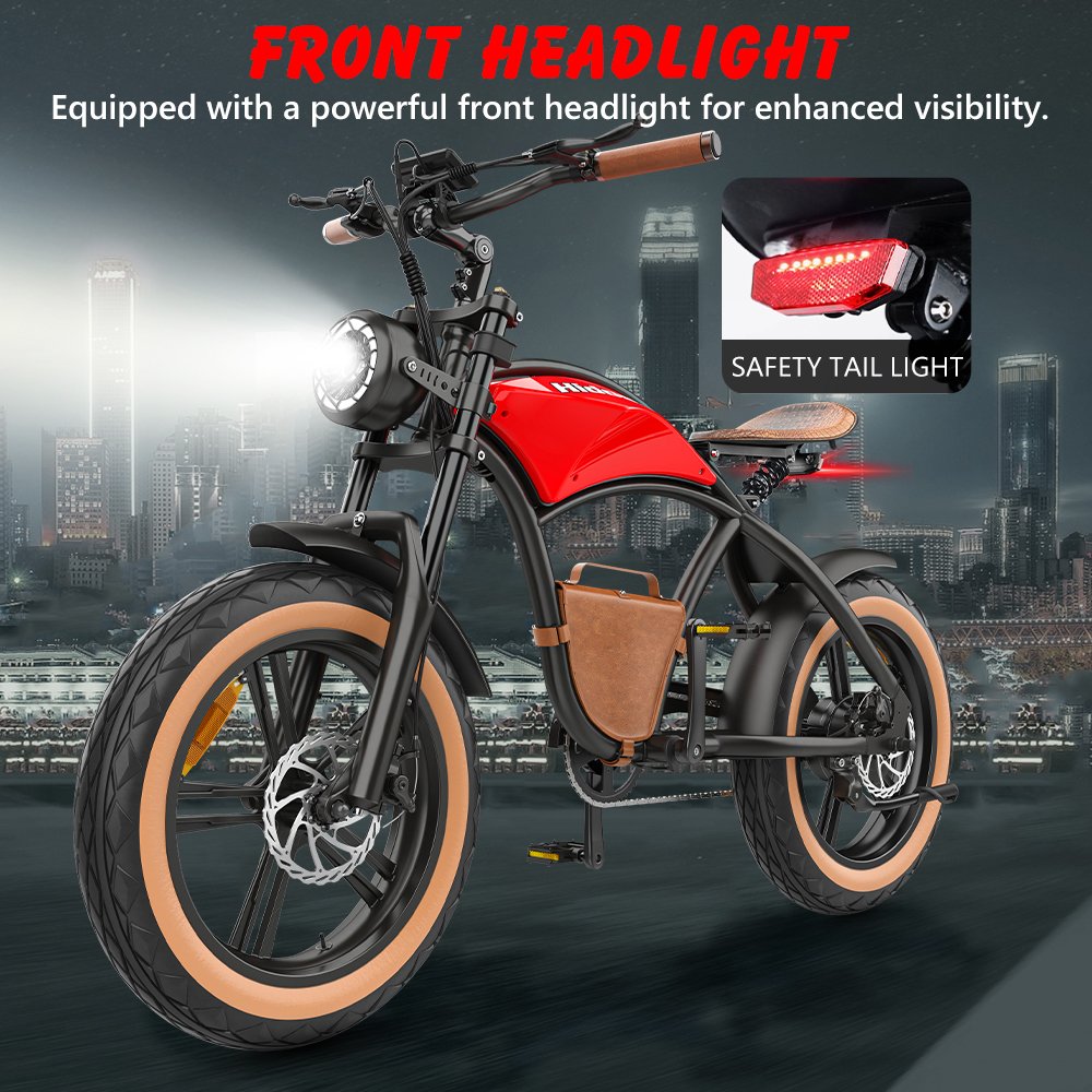 US UK EU Ready for Shipment Hidoes B10 1000W Electric Motorcycle 20 inch Fat Tire Ebike HD-B10 Dual Suspension Mountain Bike
