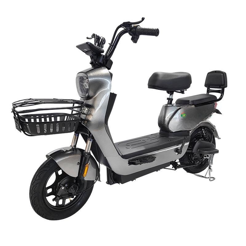 Factory New 48v 350w Light Electric Bike 500w Plus Small Steel Frame Updated Standard 2-Wheel Adult Moped Scooter for City Use