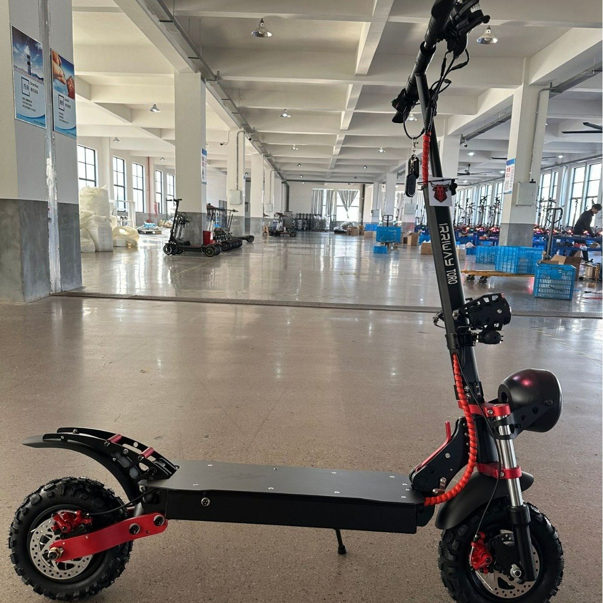 OEM Electric Scooter from China Single Drive Rear Wheel with Dual Drive Dual Mechanical Disc Brake