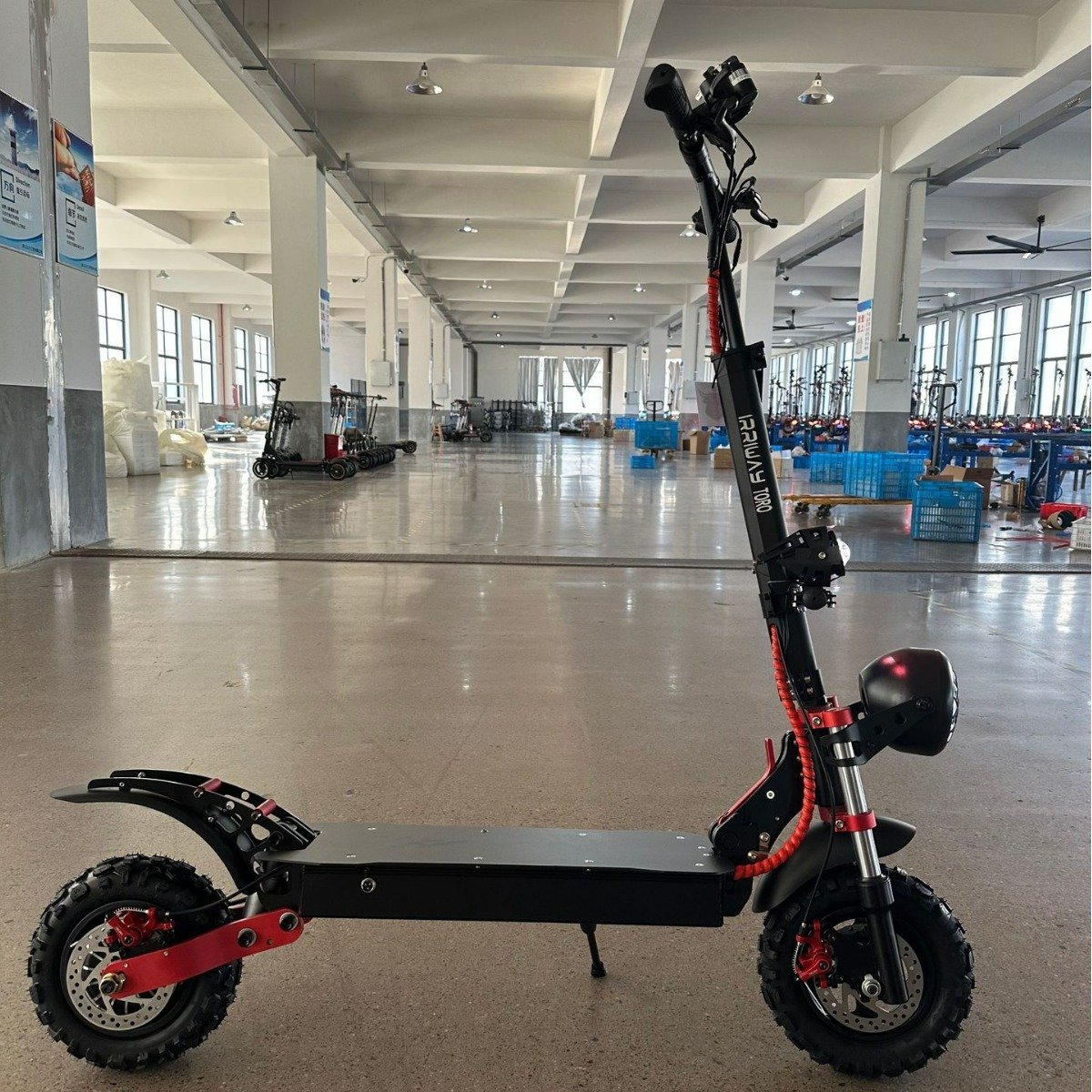 OEM Electric Scooter from China Single Drive Rear Wheel with Dual Drive Dual Mechanical Disc Brake