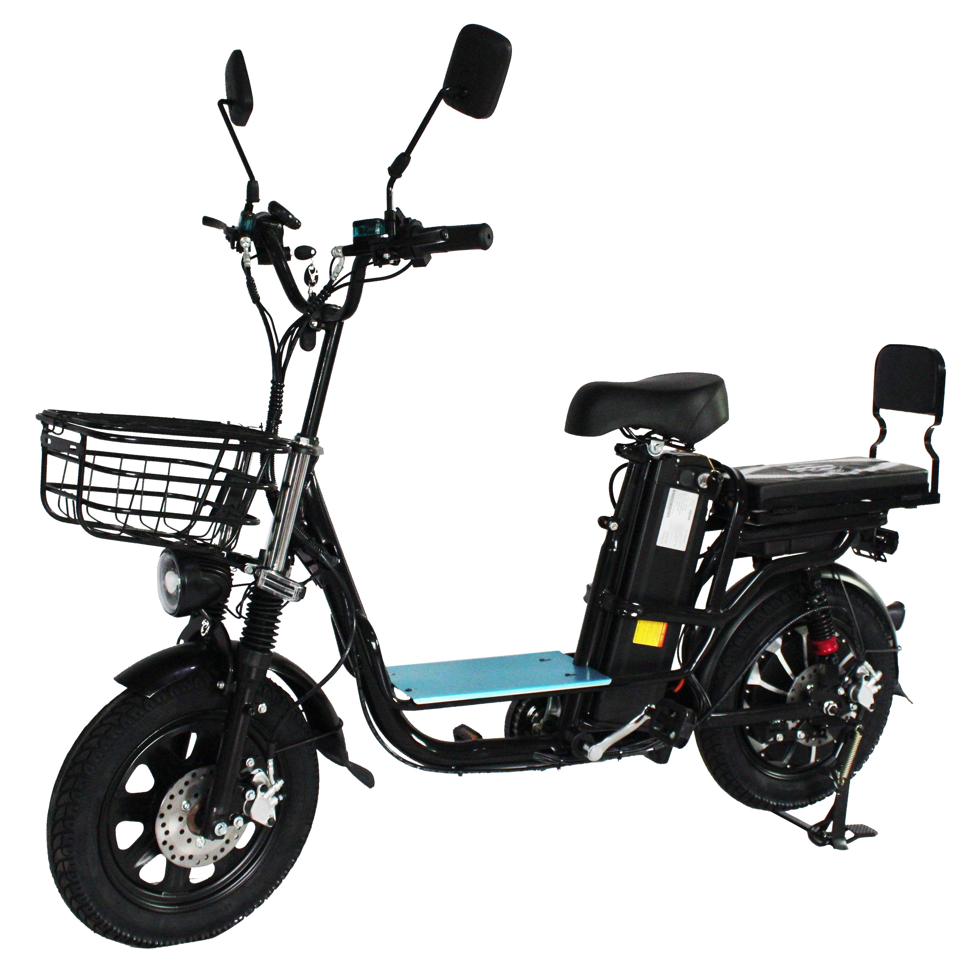 Hot Sale 800W Motor 16-Inch Electric Bike 60V 31Ah Battery Adult Two-Wheel Courier Moped e-Bike Sensor Smart Type Pillion Space