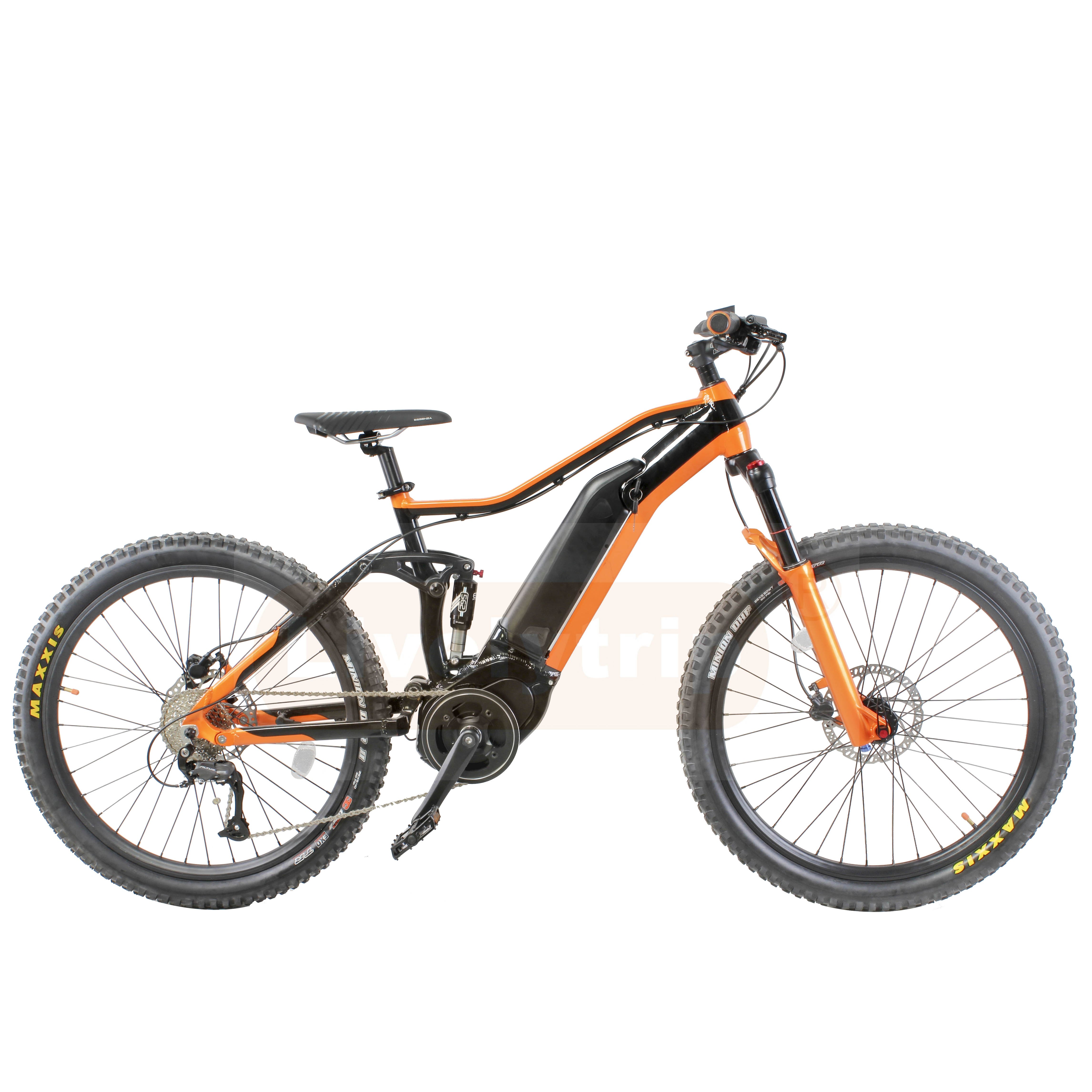 48V 350W electric mountain bike with colorful display enduro racing ebike