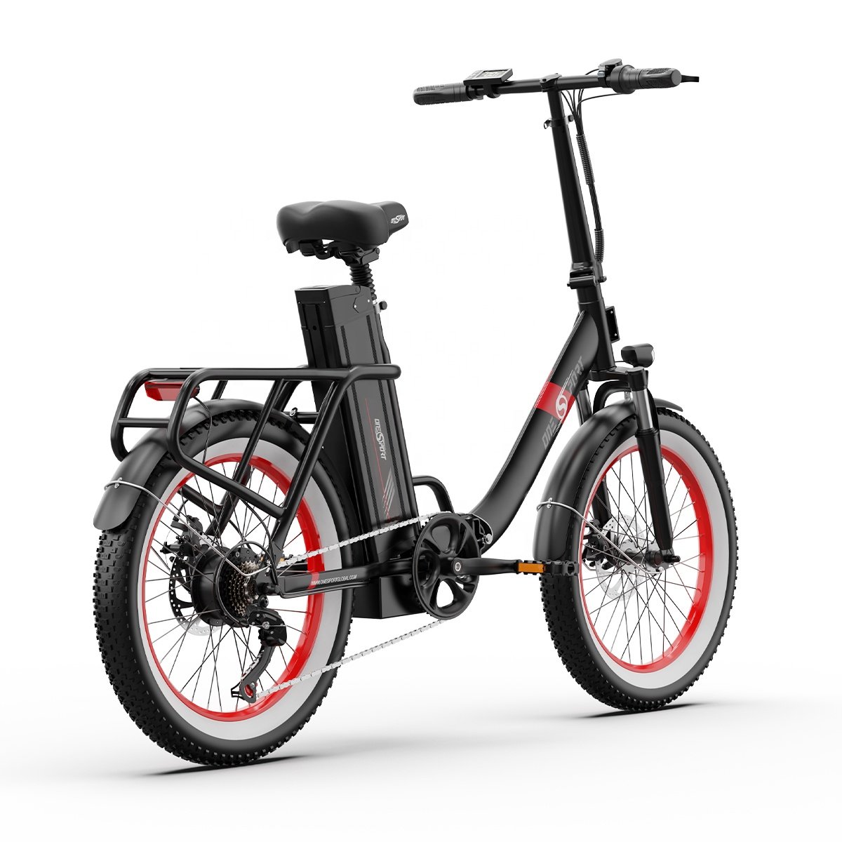 Cheap Foldable 20 Inch Ebike Adults 250W 17Ah Folding Electric City Fat Bike Bicycle With High Quality EU UK warehouse