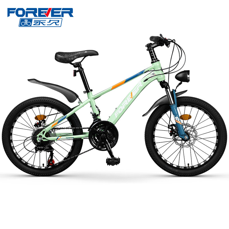 FOREVER New Design For Children 18/20/22 Inch High Carbon Steel Student Mountain Bike Kids Bicycle