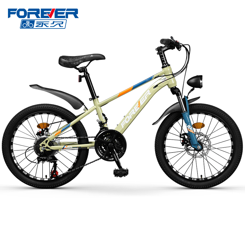 FOREVER New Design For Children 18/20/22 Inch High Carbon Steel Student Mountain Bike Kids Bicycle