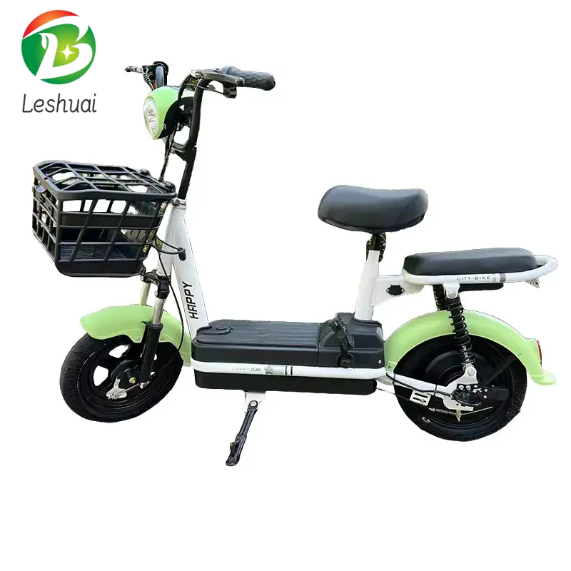 Wholesale Best Seller Electric Scooter with Basket New 12v DC City Bike with Back Seat 48v Voltage Low Price