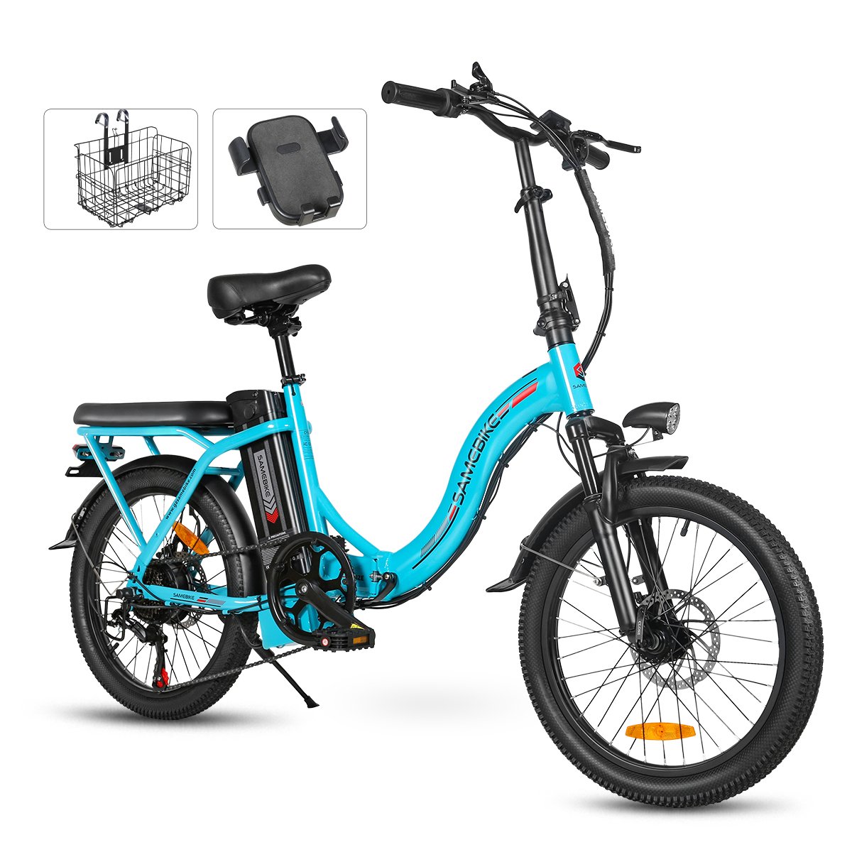 Urban Commuting SAMEBIKE Factory CY20 20" Folding 36V 12Ah Lithium Battery 500w city ebike electric city bike