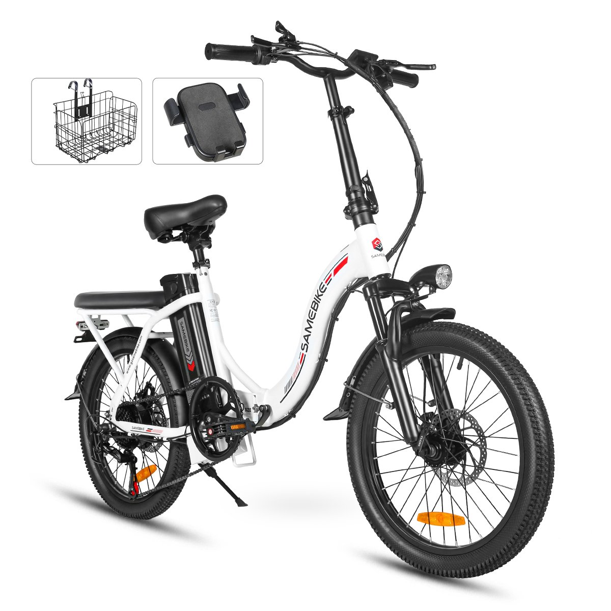Urban Commuting SAMEBIKE Factory CY20 20" Folding 36V 12Ah Lithium Battery 500w city ebike electric city bike