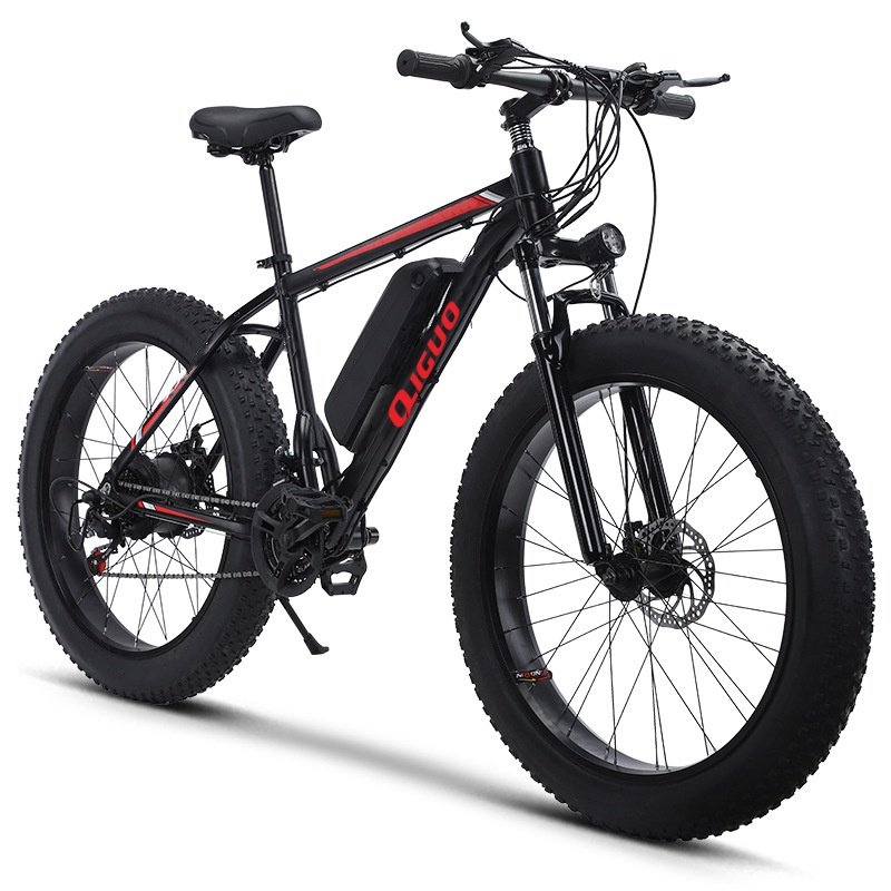 Hot selling aluminium alloy 26 inch mountain bike wide tires electric snow bikes and assisted bicycles