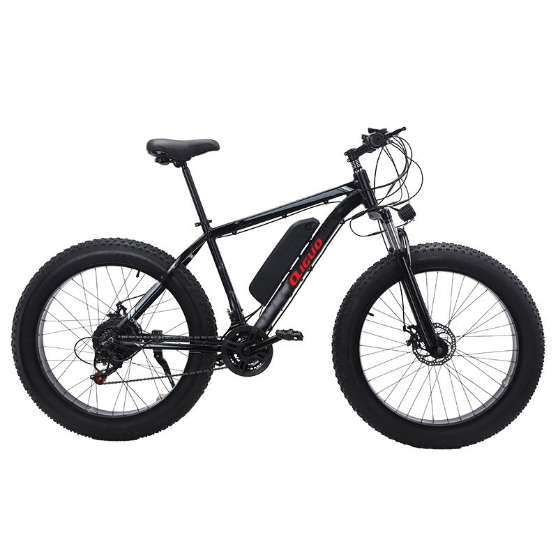 Hot selling aluminium alloy 26 inch mountain bike wide tires electric snow bikes and assisted bicycles