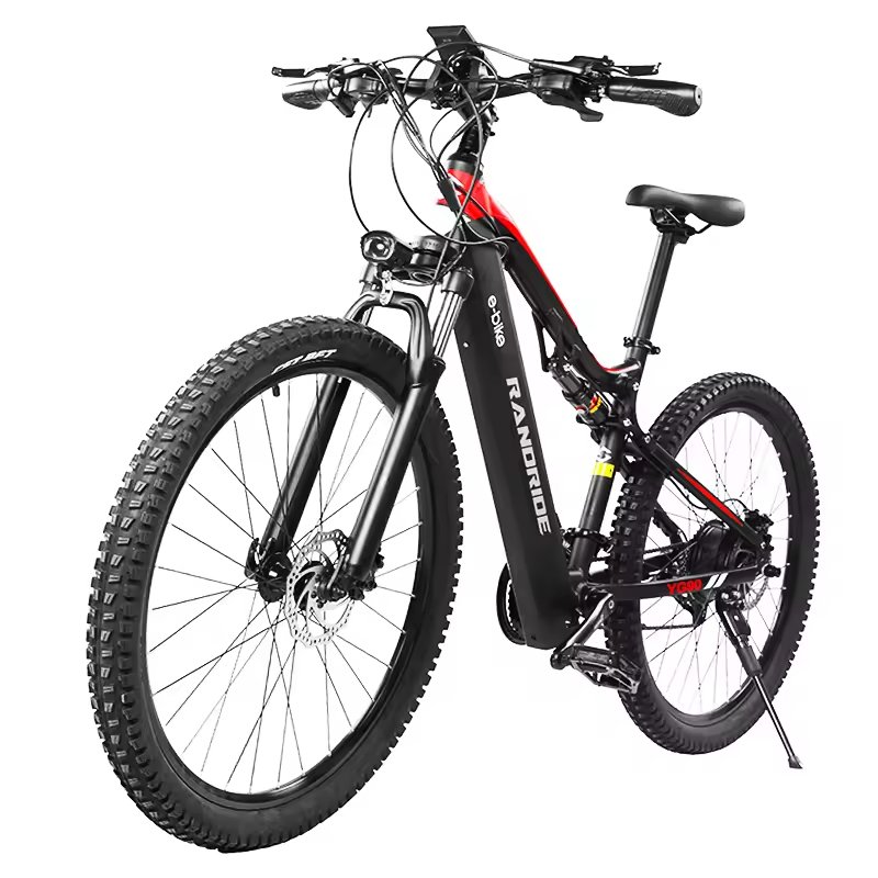 YG90 Electric Mountain Bike 1000W Hidden Lithium Battery Full Suspension Transmission Electric Bike