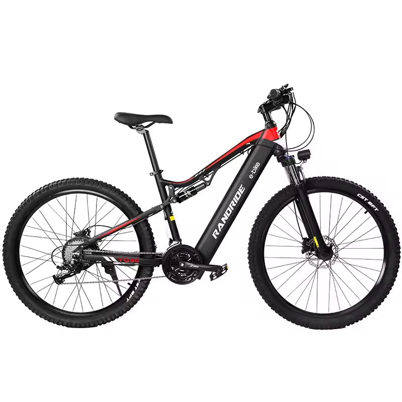 YG90 Electric Mountain Bike 1000W Hidden Lithium Battery Full Suspension Transmission Electric Bike