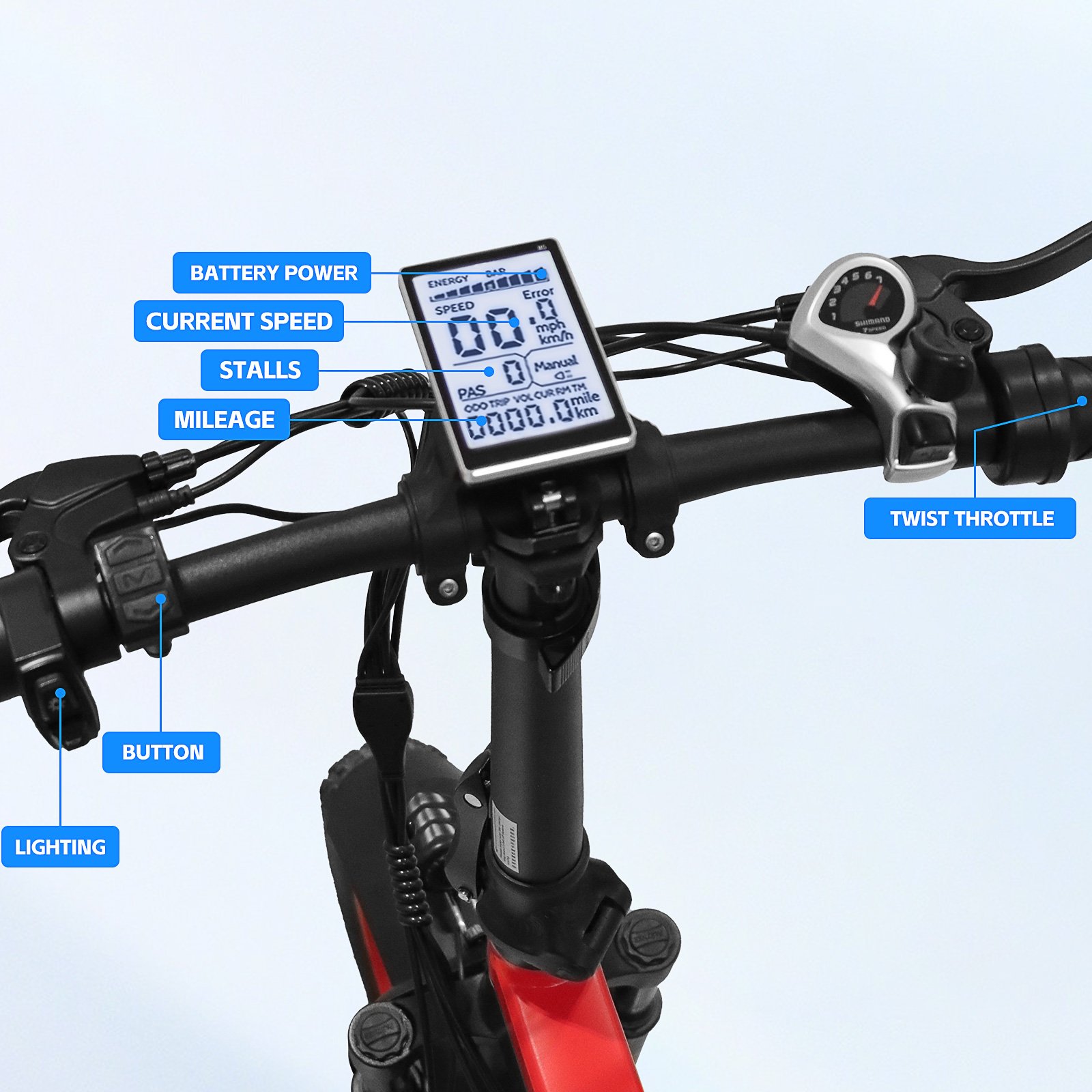 2024 China Electric Adult Bicycle Cheap Mountain Bike 48V 10AH Off Road Snow electric bike
