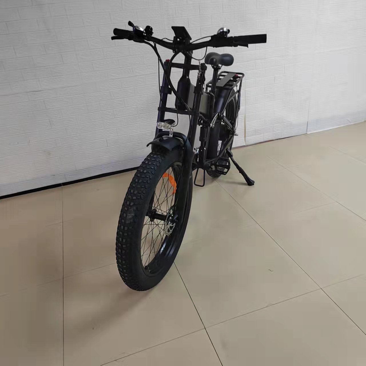 Electric city bike long fork 1000W/48V bafang 17.5 ah lithium battery 26" wheel fat tire alloy aluminum frame folding bike