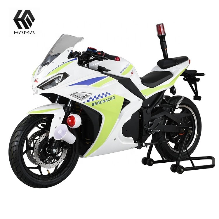 HAMA High-Speed 95km/h 3000W/5000W Customized Electric Bike Sportbike Electric Moped Disc Brake 17Inch 72V 150km E-Motorcycles