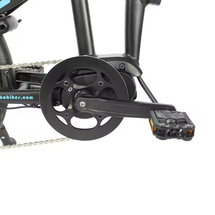 European Fast Delivery 48v 20 inch Fat Tire Electric Mountain Bike All-Terrain Folding Ebike with Smart Sensor