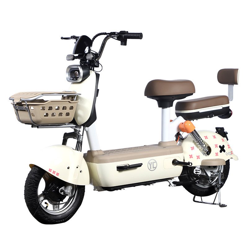 2 Wheel Electric Bicycle 14 Inch 48v 350w Electric Motorcycle City Electric Bike For Men And Women Fat Tire Bike