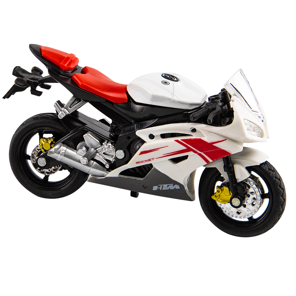 1/18 Scale Alloy Scooter Sport Bike Figurines Diecasts Kid Toy Motorcycle Vehicles Racing Model Gift for Boys