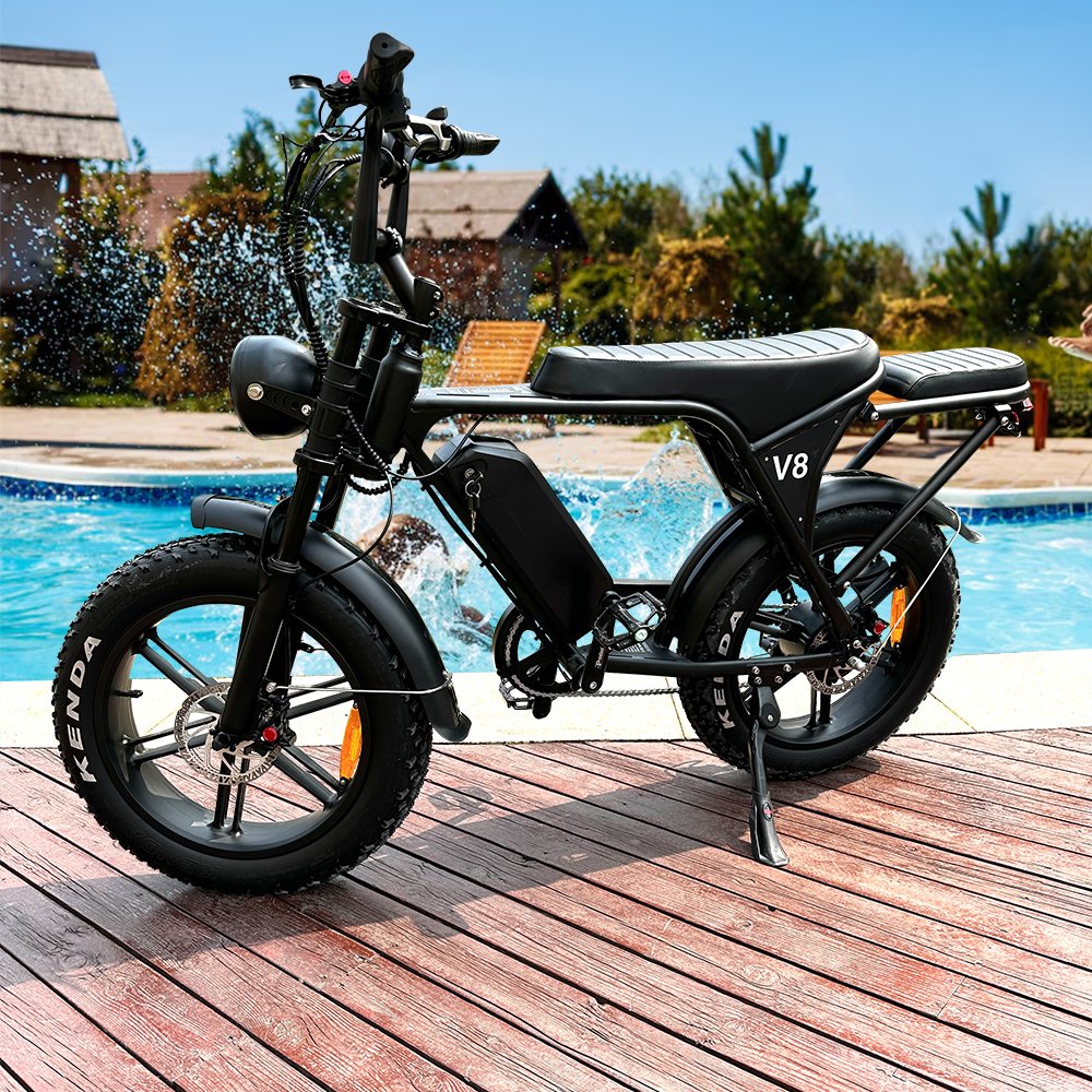 EU USA Warehouse OUXI V8 Electric Bike 250W 1000W Cheap Electrically Ebike 25km/h Fatbike V20 Bicycle Electric Bike For Adult