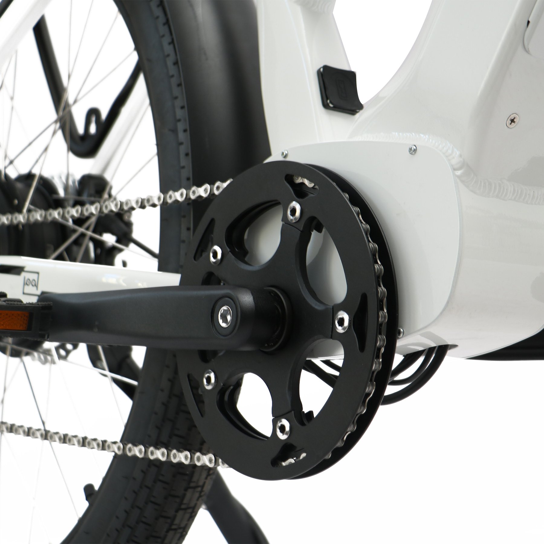 24inch 3.0 Tire Ebike Torque Sensor Electric City Bike Step Thru for Women
