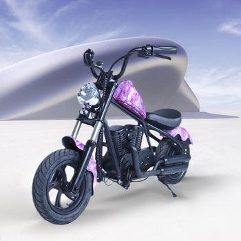 Rechargeable Kids Electric Motorcycle with Light Disc Brake Design and Chain Driven Motor Children's Ride on Toy Scooters