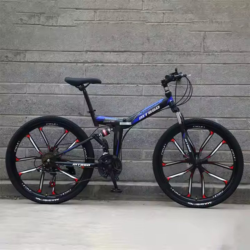26" black factory cheap price steel mtb bike 29 inch full suspension 21 speed foldable bicicleta mountain bike for adult