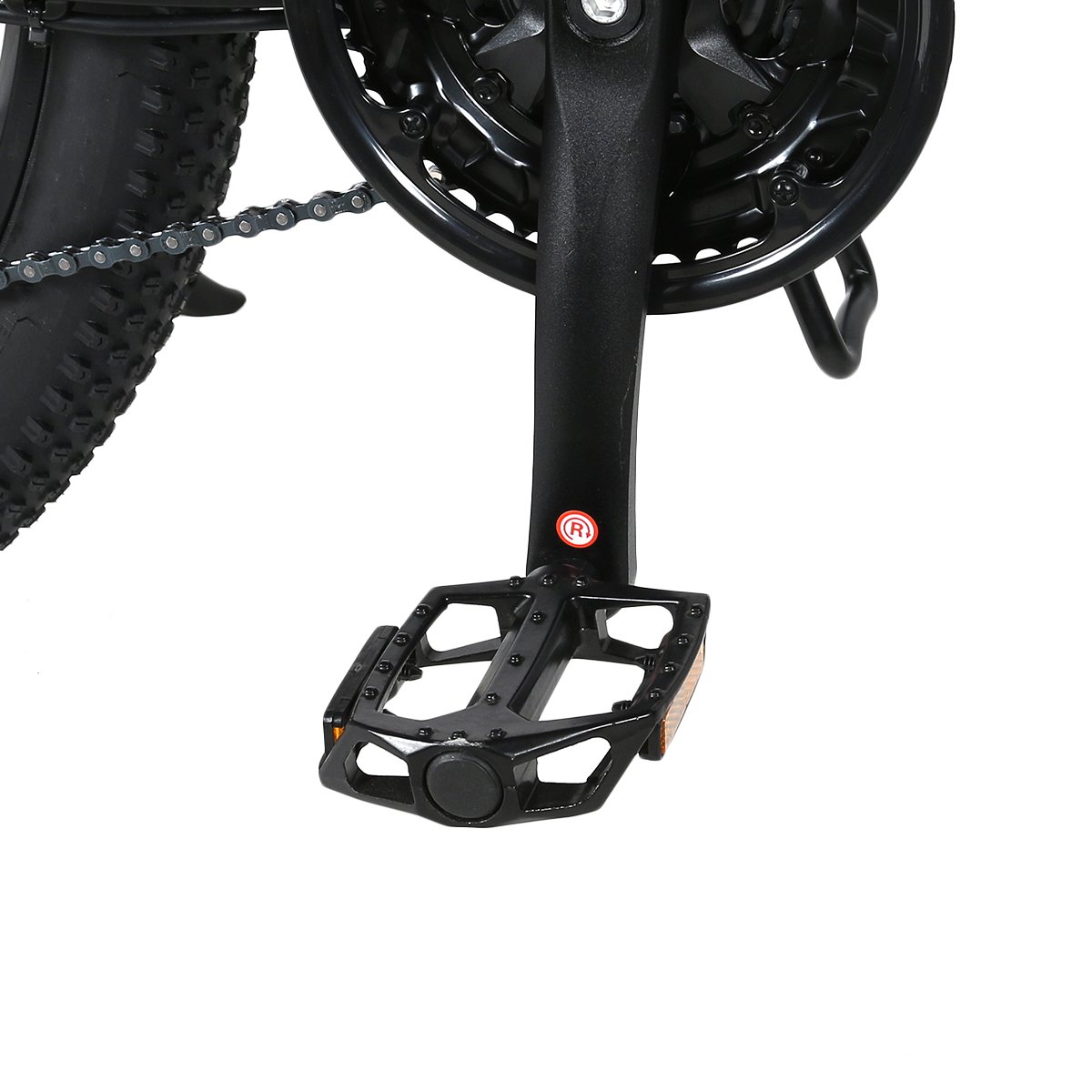 LO26-II-YD 26" Samebike 900W Powerful Lithium Battery 2.35' Tire 21 Speeds Folding Electric Mountain Bike
