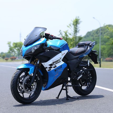 Arrival fashion multiple colour Cycling competition 72v 3000w electric motorcycle lithium