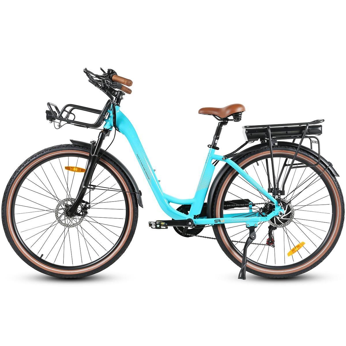 Long Range Electric Bike E Cycle E Bike Electric City Bicycle UK Wholesale 48V 2000W 22.4AH Lithium Battery Rear Hub Motor 36V